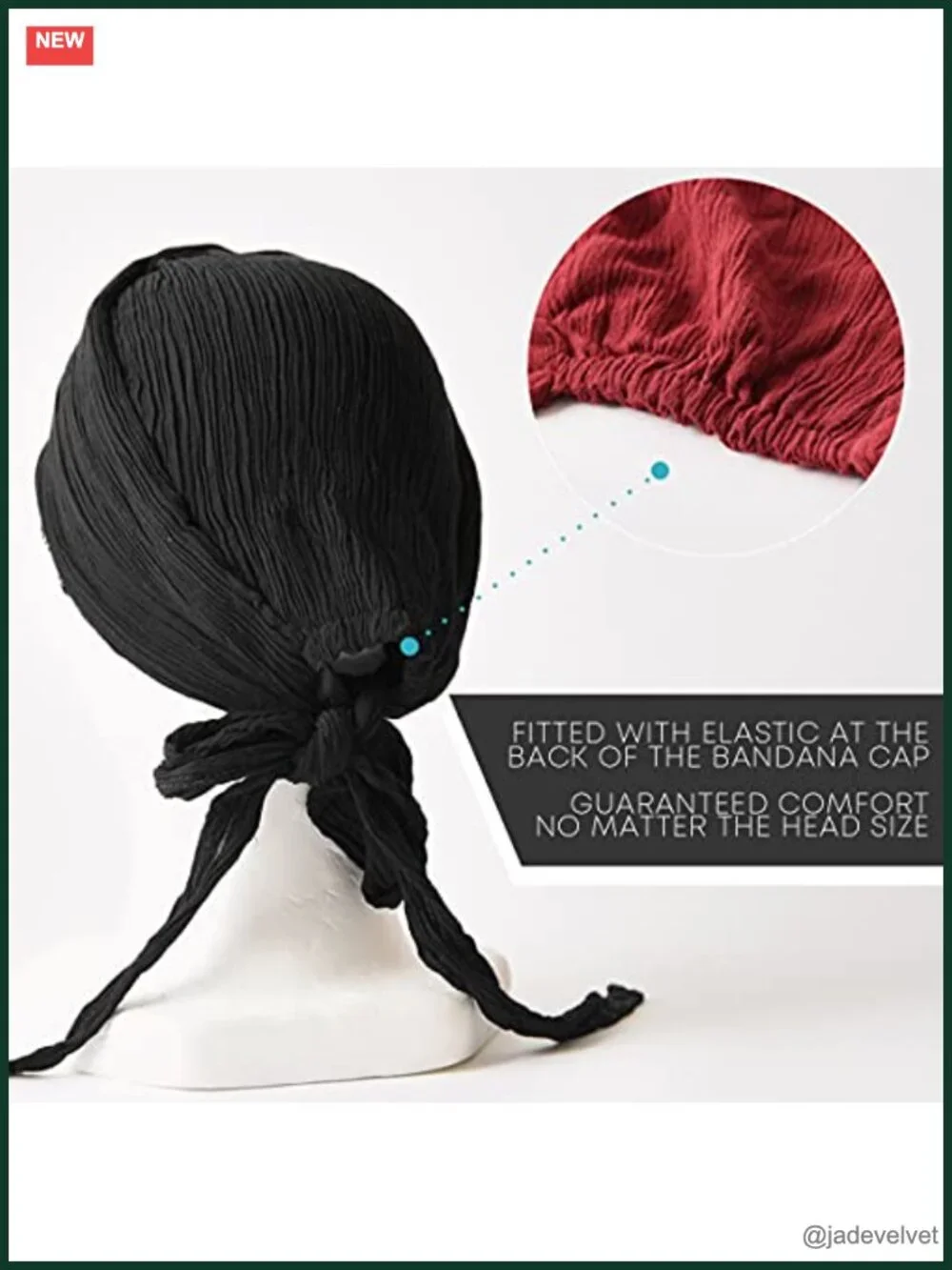 Boho Pirate Head Scarf Turban Bandana Cap Costume Accessory